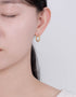 Twisted Elegance Hoop Earrings: Handcrafted Sterling Silver